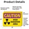 Signmission Radiation & Laser Sign, 5 in H x 7 in W, Vinyl Decal, Rectangle OS-2PACK-CR-D-57-L-10170 - alternate 3